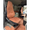 Sėdynių užtiesalai StyleTruck VELVET rudi 2vnt.