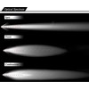 LED Žibintas LIGHT BAR - Double Row - Bottom Bracket, 36W ilgis 165mm