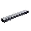 Lauko latakas Aco, Hexaline su cinkuotomis grotelėmis, 100 cm