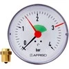 Afriso manometrs 1/4", 80mm 0-4bar horiz.
