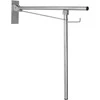 atbalsta rokturis Medinox, paceļams, ar atbalstu pret grīdu, 821x750 mm, matētsnerūsējošais tērauds