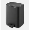 Brabantia atkritumu tvertne ar pedāli Bo, 4l, mineral infinite pilkas