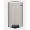 Brabantia atkritumu tvertne ar pedāli NewIcon, 12l, soft pilkas