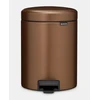 Brabantia atkritumu tvertne NewIcon, 5l, warm bronze