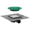 Hansgrohe base set RainDrain Spot Complete, 150/150 mm DN50, horizontal