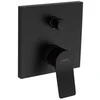 Hansgrohe bath mixer for concealed installation Vivenis, matt juodas