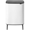 Brabantia atkritumu tvertne Bo Touch Hi, 2x30l, balta