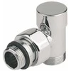 Compact kampinis ventilis 1/2` x 24-19, chromas