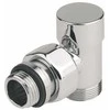 Compact kampinis ventilis 1/2` x 24-19, chromas
