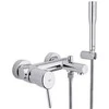 Grohe Concetto new sieninis vonios maišytuvas su dušu. chromas