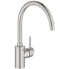Grohe Concetto paaukštintas praustuvo maišytuvas. nerūd. plienas