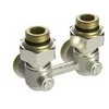 Apatinio pajungimo mazgas dvivamzdei sistemai Danfoss, RLV-KB, tiesus, 1/2''-3/4'', H tipo