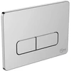 Dual flush control plate (Rounded)