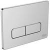 Dual flush control plate (Rounded)
