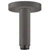 Hansgrohe dušas galvas turētājs S, 100 mm, no griestiem, brushed juodas chrome