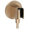 Hansgrohe dušas izvads ar dušas galvas turētāju Fixfit S, brushed bronze