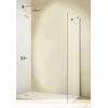 dušas siena Design elegance, 900 mm, h=2000, matēts sudrabs/caurspīdīgs stikls AP