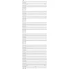 dvieļu žāvētājs Forma Asym 1441 x 496mm RAL 9016