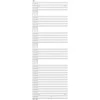 dvieļu žāvētājs Forma Asym 1441 x 496mm RAL 9016