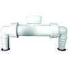 Dvigubas antgalis d 1 žarnai 3/4(17-23mm) su atbuliniu vožtuvu(HL2)