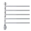 Rankšluostis elektriskais dvieļu žāvētājs Flex I, 588x559 mm, 5/550, 50W, nerūsējošais tērauds