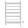 Rankšluostis elektriskais dvieļu žāvētājs HF Derby, 770х530 mm, tērauds, matēts balts
