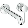 Essence 2-jų dalių praustuvo maišytuvas iš sienos 230 mm, chromas