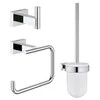 Grohe Essentials Cube aksesuarų rinkinys, chromas