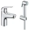Grohe Euroeco S praustuvo maišytuvas su bidėte, chromas