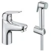 Grohe Euroeco S praustuvo maišytuvas su bidėte, chromas