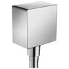 Hansgrohe Fixfit išvadas iš sienos, kvadratinis, chromas