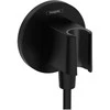 Hansgrohe FixFit S shower holder matt juodas
