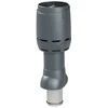 FLOW izolēts ventilācijas izvads 125P/IS/500, pelēks