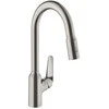 Hansgrohe Focus M42 220 virtuvinis maišytuvas, nerūdijančio plieno spalva