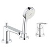 Grohe Bauedge 3-jų dalių montuojamas į vonios kraštą maišytuvas 2511700A