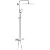 Grohe dušo sistema su termostatu „Rainshower Mono 310“, rankiniu dušu „Euphoria 110 Massage“, 9,5 l/min., chromuota (Pažeista pakuotė)