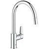 Grohe virtuves izlietnes maisītājs ar izvelkamu dušu BauEdge, hroms