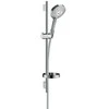 Hansgrohe dušas komplekts Raindance Select S 120 3jet Unica`S Puro, 650 mm, ar ziepju trauku, hroms