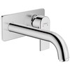 Hansgrohe iebūvējamā izlietnes maisītāja Vernis Shape virsapmetuma daļa, 2 caurumu, no sienas, hroms