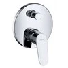 Hansgrohe iebūvējamā vannas maisītāja Focus virsapmetuma daļa, hroms
