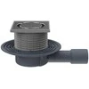 Hl Hutterer Lechner Trapas vidaus patalpoms DN40/50 horizontalus, su sausu sifonu "Primus mėlynas", 123x123mmx115x115mm