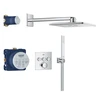 Grohe SmartControl Vitalio SmartActive 310 Cube potinkinė termostatinė dušo sistema, chromas