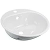 Alape Įleidžiamas praustuvas, d=475 mm, emaliuotas plienas, baltas