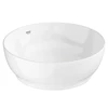 washbasin Essence, d=400 mm, countertop, baltas