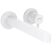 Hansgrohe izlietnes maisītāja Finoris virsapmetuma daļa, 2 MC, iztece 228 mm, no sienas, matēta balta