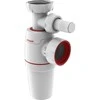 izlietnes sifons Neo Air, 1¼ x 32 mm, bez noteces, ar pieslēgu, plastmasa, balts