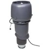 jumta ventilators E190P/125/500, pelēks
