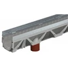 Kanāls Filcoten Tec V ar cinkotu malu un izvadu DN 100, L=1000mm, bez slīpuma
