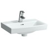 Laufen Pro Nordic praustuvas 60x42cm su maišytuvo anga, baltas