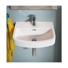 Laufen Pro Nordic praustuvas 60x42cm su maišytuvo anga, baltas
